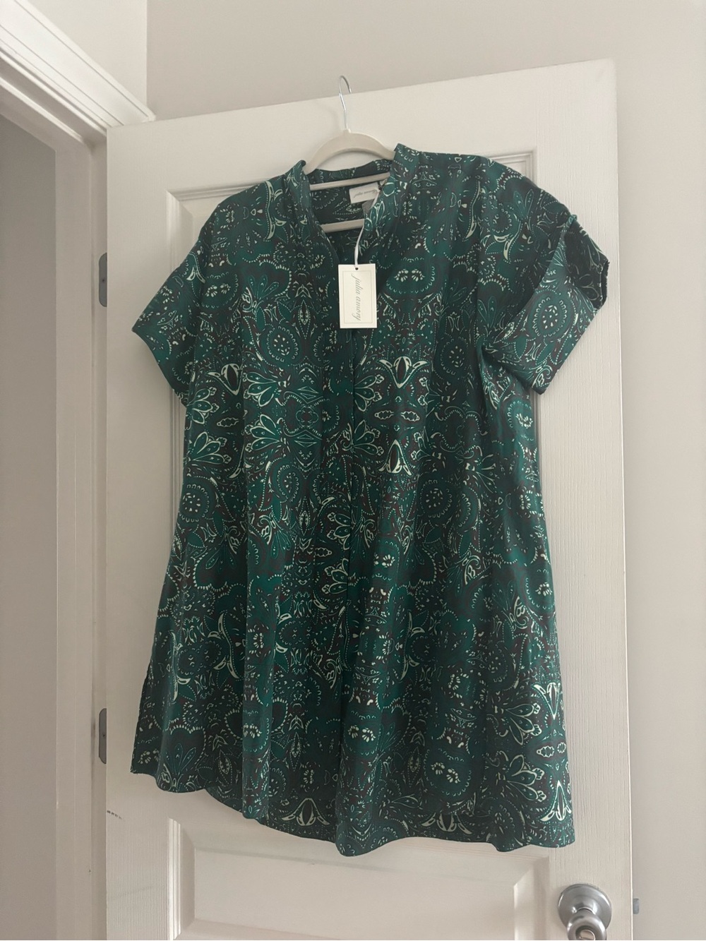 NWT Julia Amory Green Twiggy Dress, M